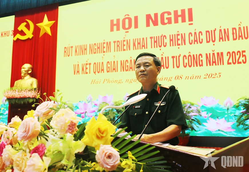 Quân khu 3 rút kinh nghiệm triển khai các dự án đầu tư và giải ngân vốn đầu tư công năm 2025